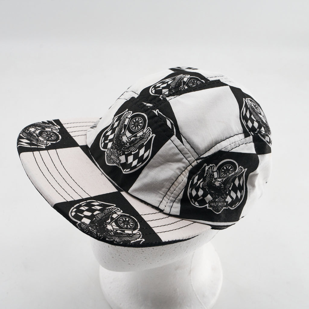 Harley-Davidson Race Checkers #2 5-Panel Camp Hat