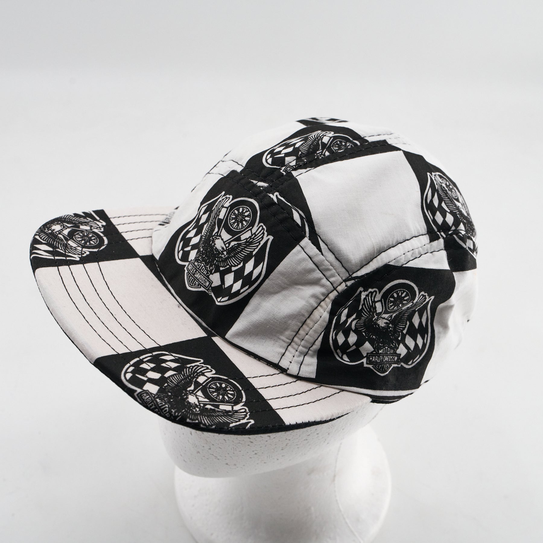 Harley-Davidson Race Checkers #2 5-Panel Camp Hat