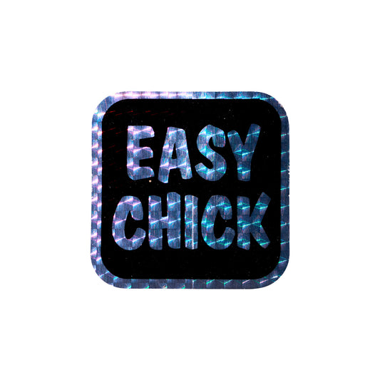 Easy Chick Holographic Sticker