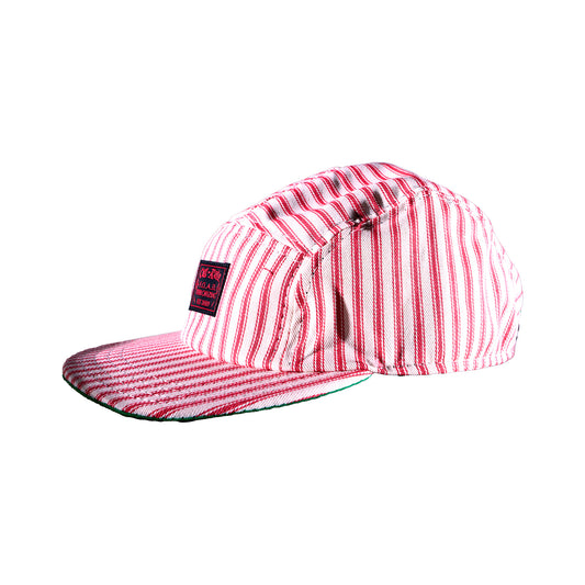 Engineer Striped Hickory 5 Panel Hat