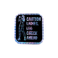 Leg Check Ahead Holographic Sticker