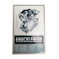 Vintage Super Cycle Knucklehead Cutaway Poster