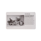 Vintage 1988 Harley FXR Dealer License Plate Sign – Original Paper Display