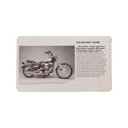 Vintage 1988 Harley FXR Dealer License Plate Sign – Original Paper Display