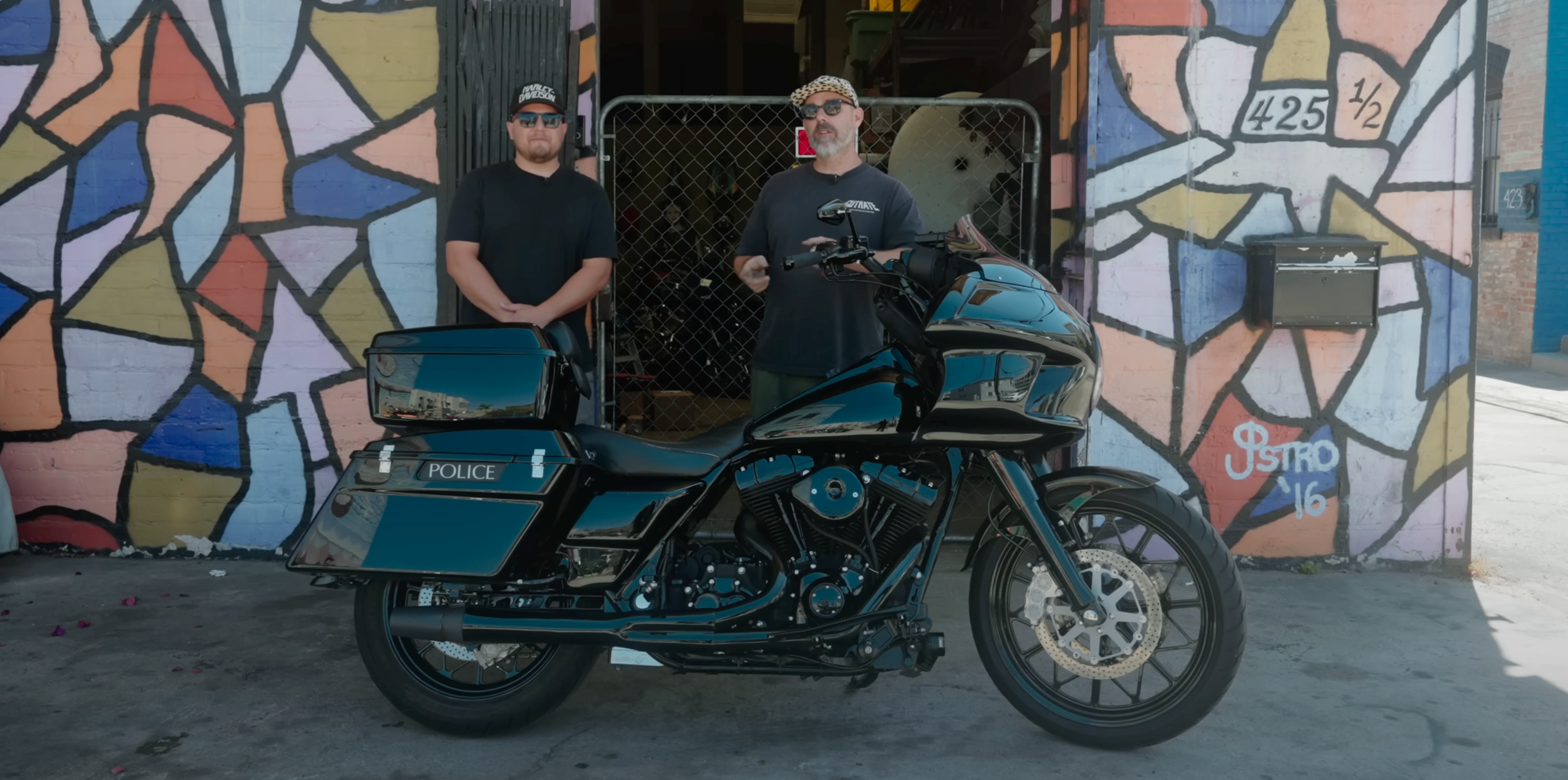Load video: 2007 103&quot; FLHP Road King Police | Bryce&#39;s Custom Touring Harley Walkaround