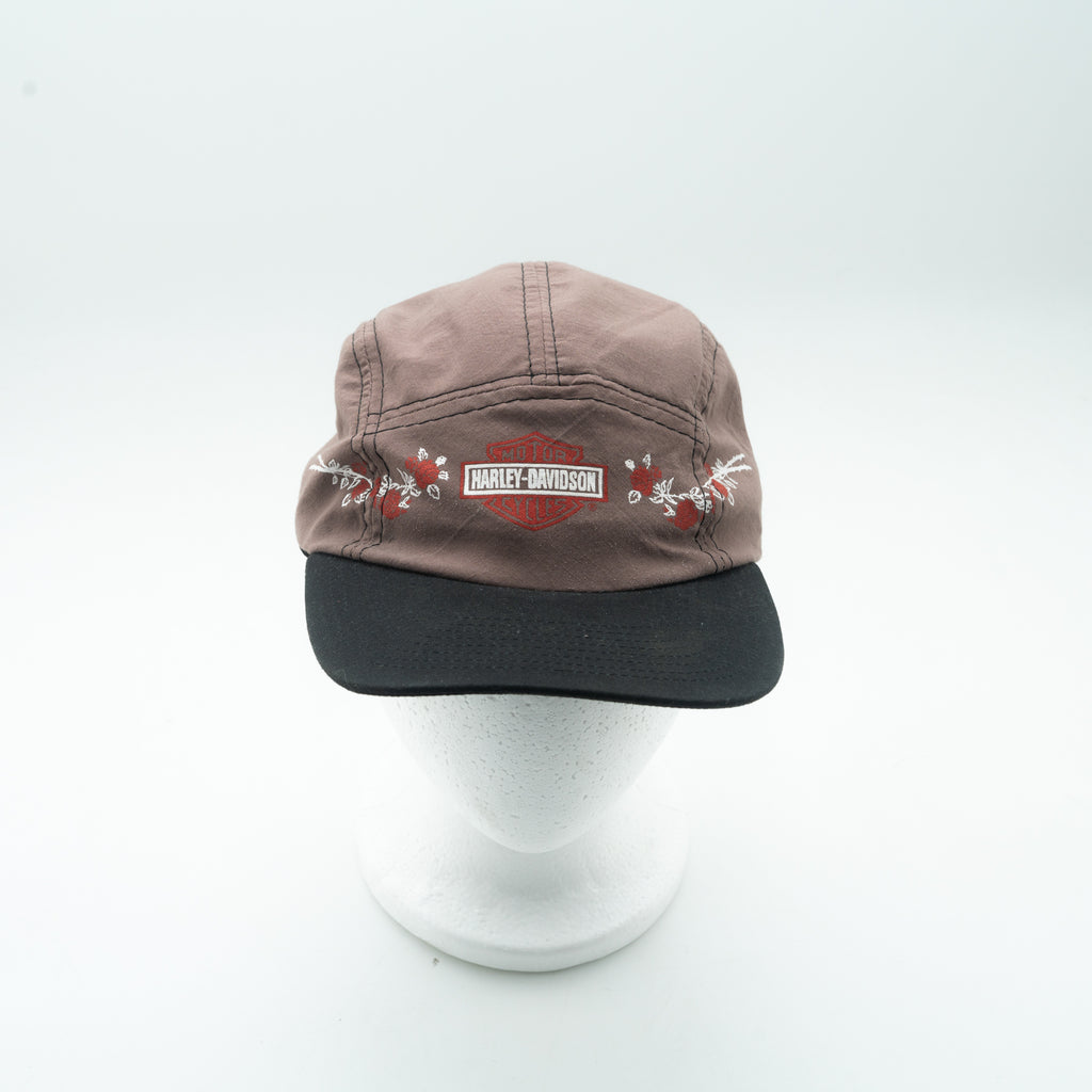 Harley-Davidson Brown Rose 5-Panel Camp Hat