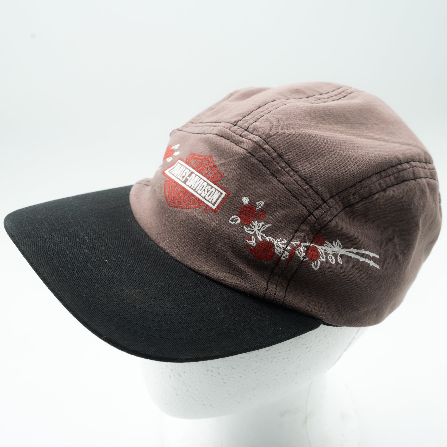 Harley-Davidson Brown Rose 5-Panel Camp Hat