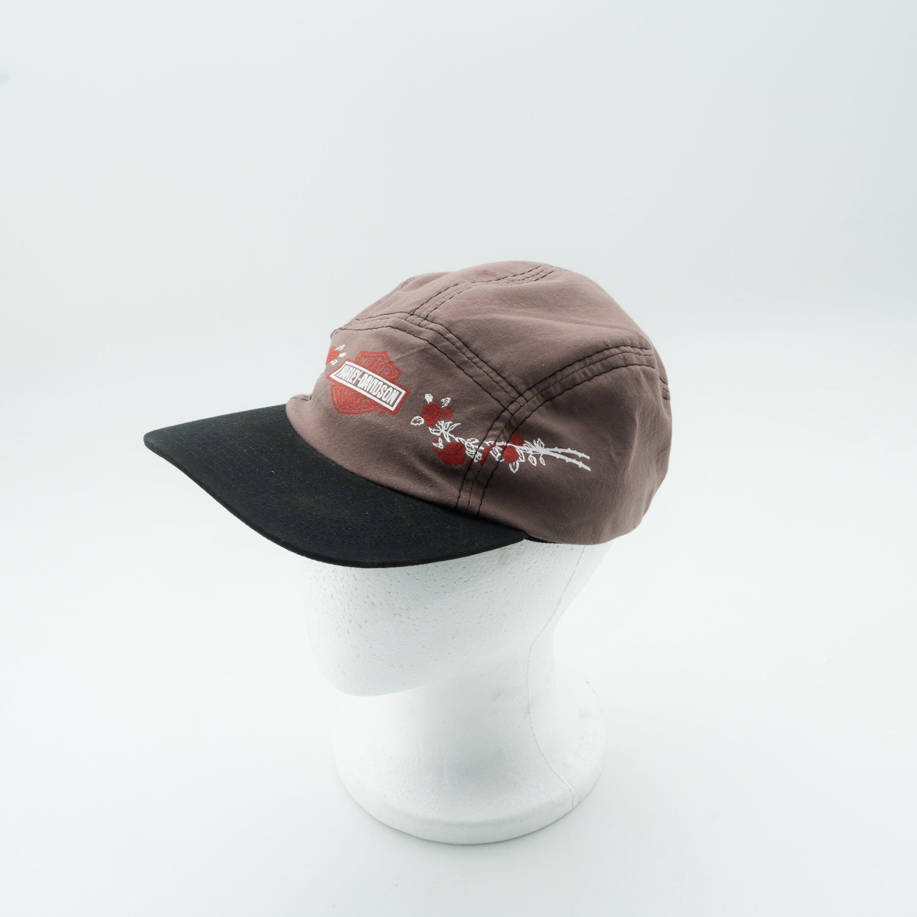 Harley-Davidson Brown Rose 5-Panel Camp Hat